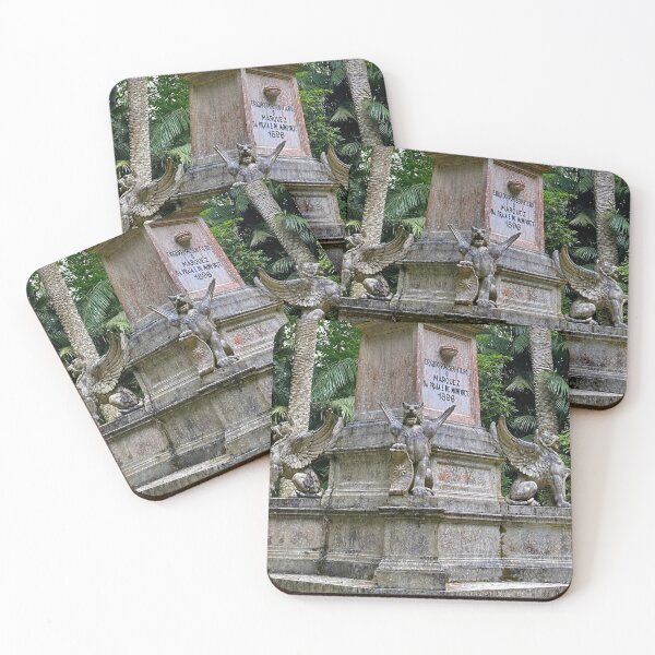 Item preview, Impressive stone monument in the botanical gardens of Furnas, Sao Miguel  designed and sold by Susan Gallup.