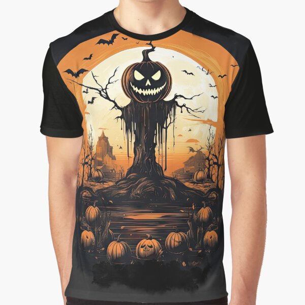 Item preview, Vintage Pumpkin Scene Halloween designed and sold by quirkyq.