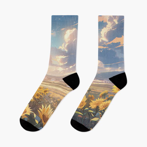 Item preview, Majestic Sunflower Fields: A Hyper-Realistic Summer Delight designed and sold by Wylveragon.
