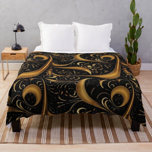 Item preview, Black and Golden Fractal designed and sold by Sturdust.