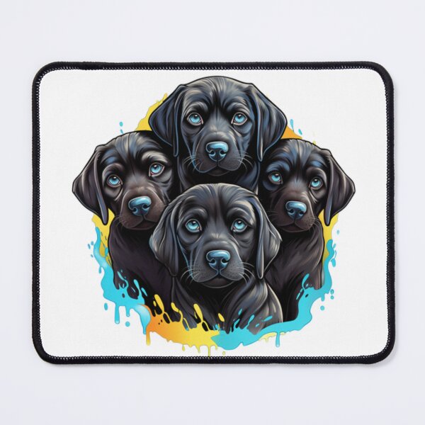 Item preview, Enchanting Black Labrador Puppies with Beautiful Blue Eyes designed and sold by CatDogBin.