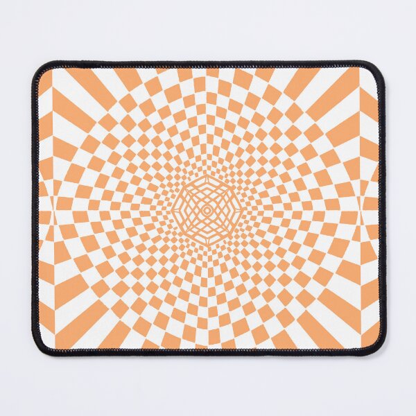 Item preview, Checker Board Mosaic - orange & white designed and sold by CeriLodge.