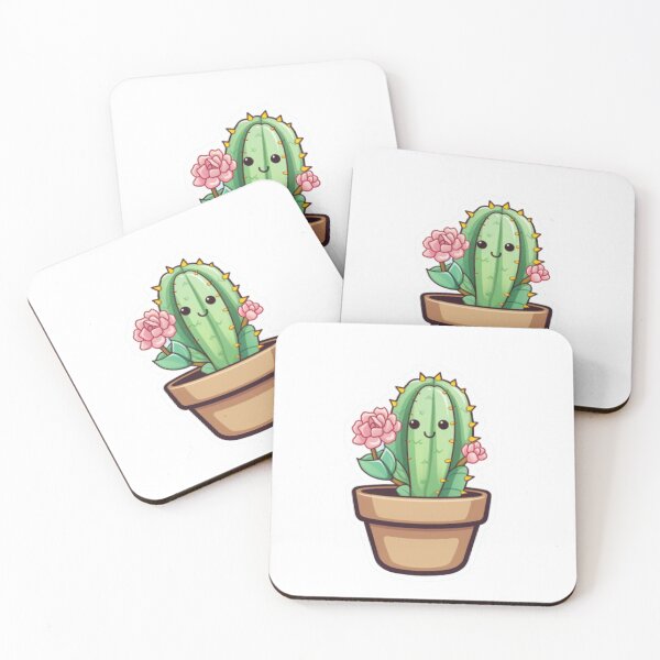 Aperçu de l'œuvre Cactus mignon avec fleur créée et vendue par EndlessOasis.