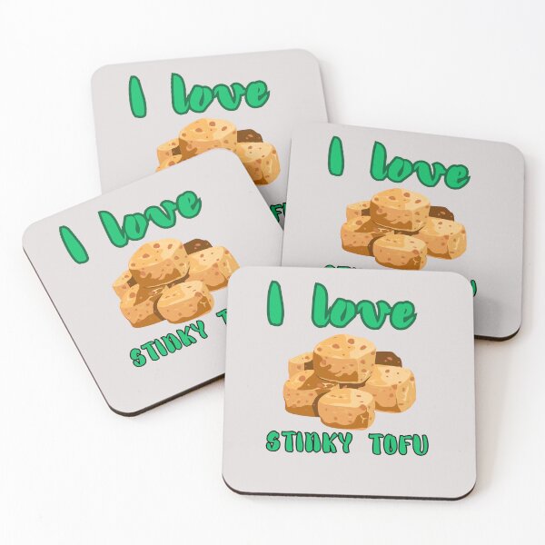 Item preview,  I love stinky tofu - Funny Vegetarian Q designed and sold by unique things.