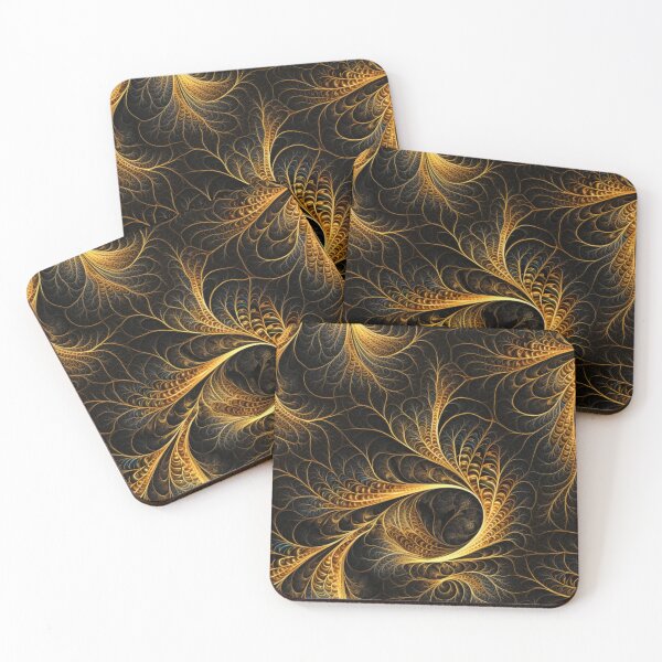 Item preview, Glowing veins in the dark fractal designed and sold by Sturdust.