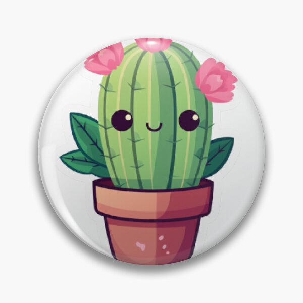 Aperçu de l'œuvre Cactus mignon avec fleur créée et vendue par EndlessOasis.