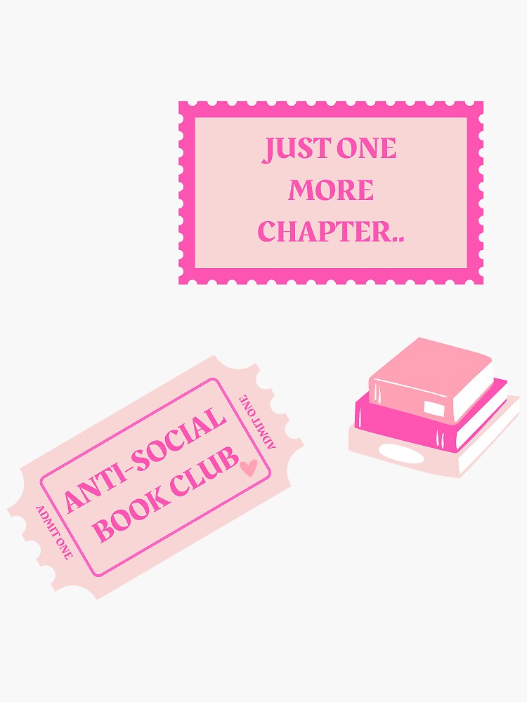 Thumbnail 3 of 3, Sticker, Book Girlie Sticker Pack designed and sold by darkcupiddesign.