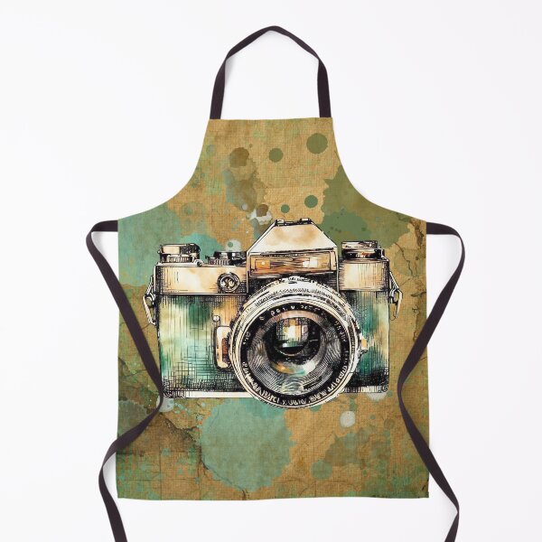Item preview, Retro 35mm Camera Drawing designed and sold by Retro Art Factory.