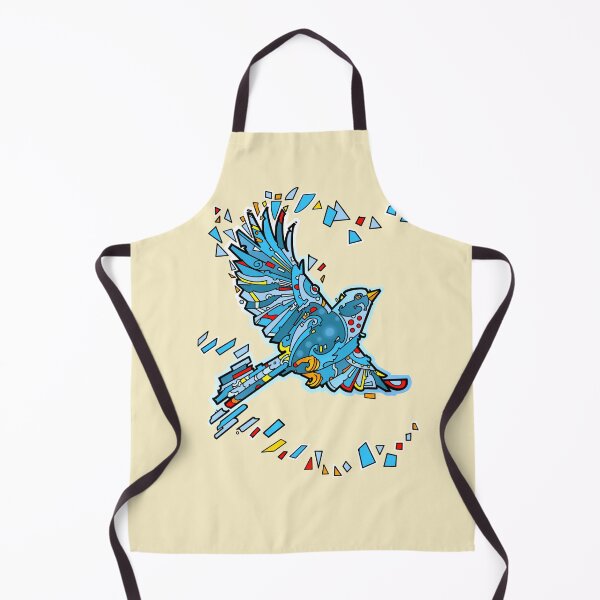 Item preview, Geometric blue bird flying designed and sold by weilertsen.