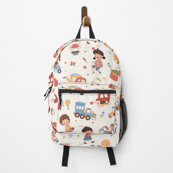 Item preview, Vibrant Childhood Memories: Children Playing with Toys designed and sold by RokaaShop.