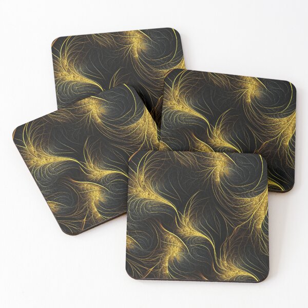 Item preview, Golden Veins Seamless Fractals designed and sold by Sturdust.