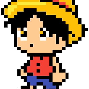 One Piece Pixel-art Stickers by Kaminari7x on DeviantArt