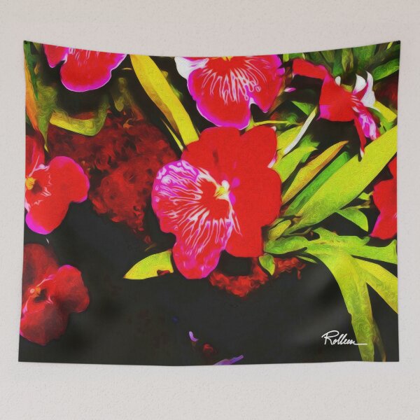 Item preview, HAWAIIAN RED FLOWER designed and sold by ArtbyRolleen.