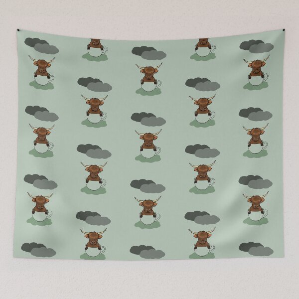 Item preview, Highland Cow in a Mug designed and sold by Emily Sleeth.