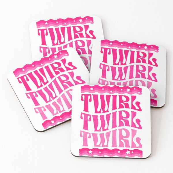 Item preview, Pink Retro Twirl | Groovy Design for Baton Twirlers | Twirling Accessories designed and sold by Peppermintmama.
