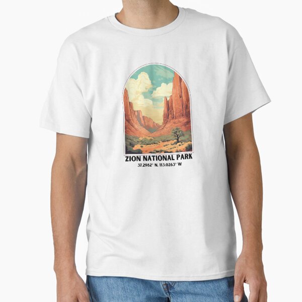 Vista previa del artículo con la obra «Parque Nacional Zion», diseñado y vendido por Nerdygirlteez.