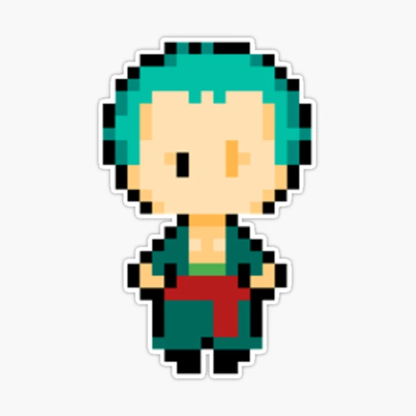 Bandeira de Pirata Zoro - pixelstickers