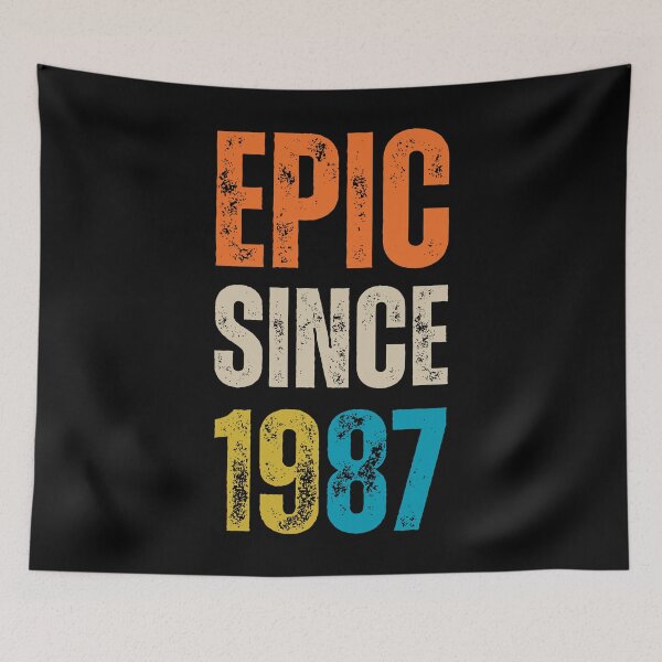 Item preview, Epic since 1987 - vintage birthday gift - birth year classic design designed and sold by Uplife-MyStore.