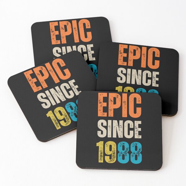 Item preview, Epic since 1988 - vintage birthday gift - birth year classic design designed and sold by Uplife-MyStore.