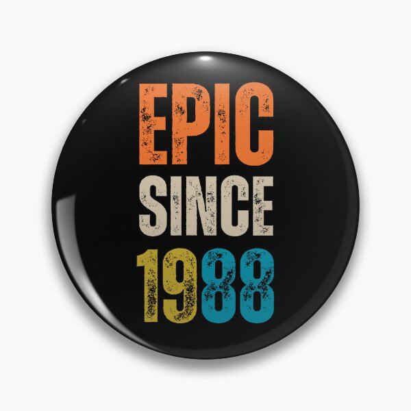 Item preview, Epic since 1988 - vintage birthday gift - birth year classic design designed and sold by Uplife-MyStore.