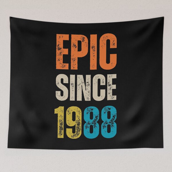 Item preview, Epic since 1988 - vintage birthday gift - birth year classic design designed and sold by Uplife-MyStore.