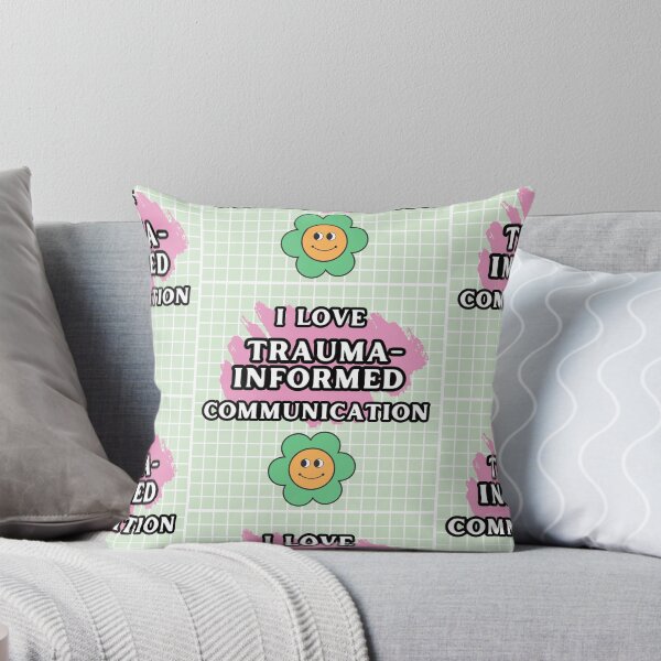 Item preview, I love trauma-informed communication  designed and sold by ArtofDivergency.