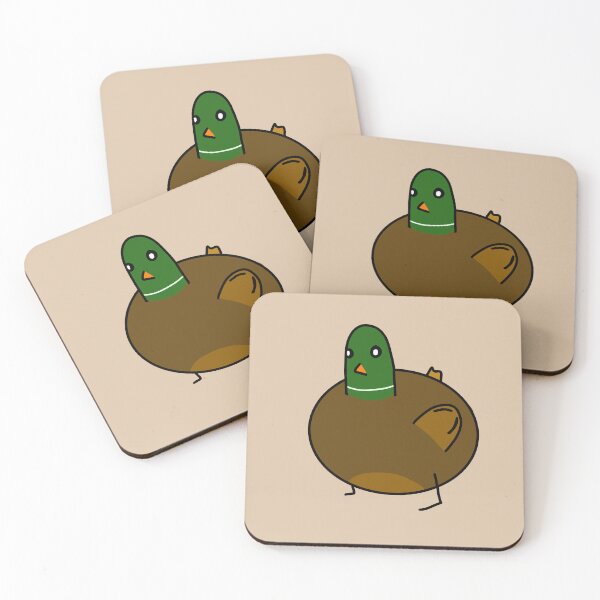 Item preview, Round Duck Friend designed and sold by ScrimblyStudios.