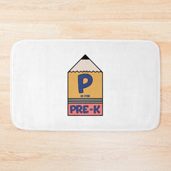 Item preview, P is for Pre-K Back to School First day of preschool  designed and sold by Nerdygirlteez.