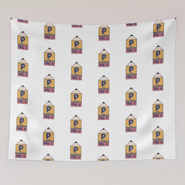 Item preview, P is for Pre-K Back to School First day of preschool  designed and sold by Nerdygirlteez.