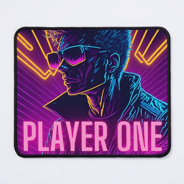 Item preview, Player One Gamer Neon Geek 80's designed and sold by famkrudesigns.