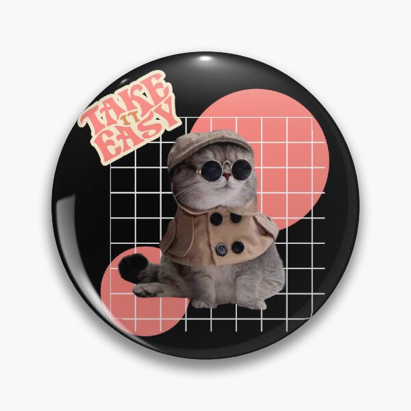 Item preview, Take it easy kitty cat chill relax collage designed and sold by Seremet.