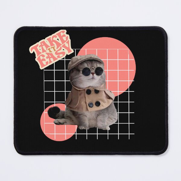 Item preview, Take it easy kitty cat chill relax collage designed and sold by Seremet.