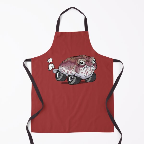 Item preview, Brown Toadster Roadster Toad on Wheels! designed and sold by iduzarts.