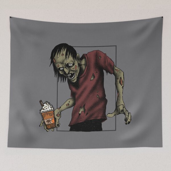Item preview, Halloween Zombie Coffee Funny Pumpkin Spice designed and sold by SunfullyYours.