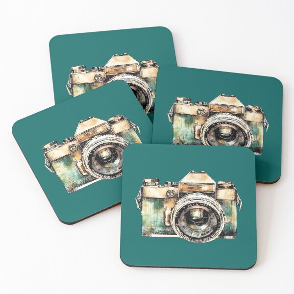 Item preview, Retro 35mm Camera Drawing Isolated designed and sold by Retro Art Factory.