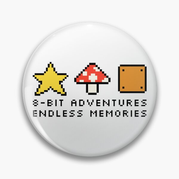 Item preview, 8-Bit Adventures, Endless Memories | Old School Pixel Classic Retro Gaming designed and sold by lildoodleshirts.