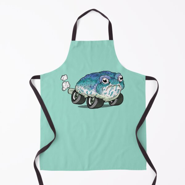 Item preview, Blue Toadster Roadster Toad on Wheels! designed and sold by iduzarts.