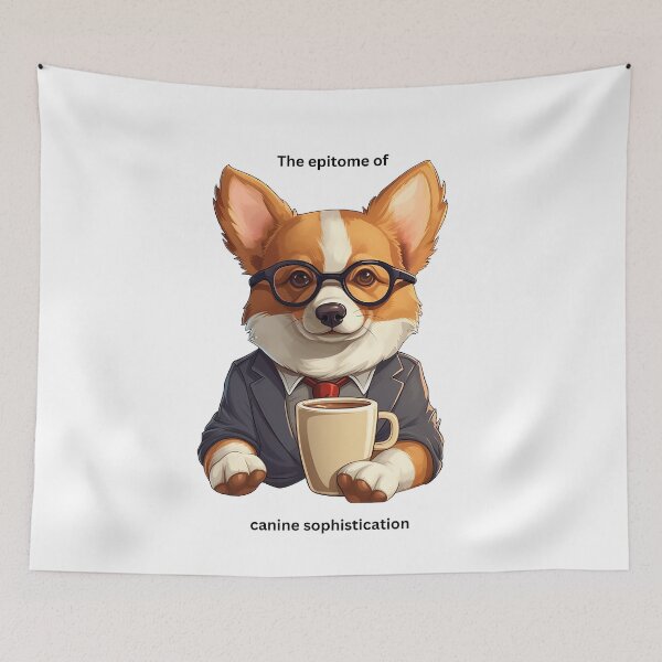Item preview, Corgi With Glasses designed and sold by StorylineStyle.