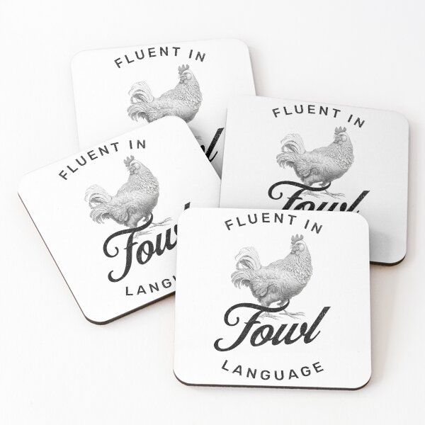 Item preview, Fluent in Fowl Language Funny Chicken Lover  designed and sold by Nerdygirlteez.