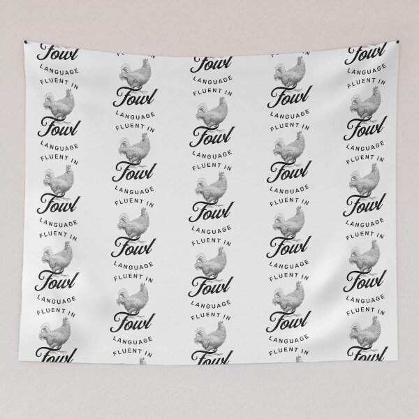 Item preview, Fluent in Fowl Language Funny Chicken Lover  designed and sold by Nerdygirlteez.