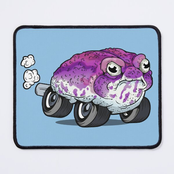 Item preview, Pink Toadster Roadster Toad on Wheels! designed and sold by iduzarts.