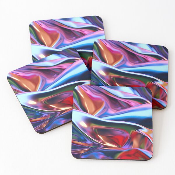 Item preview, Iridescent Unfold - A Luminous Digital Illustration designed and sold by vadimcarazan.