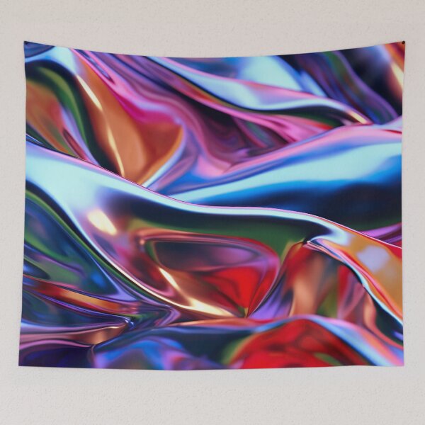 Item preview, Iridescent Unfold - A Luminous Digital Illustration designed and sold by vadimcarazan.