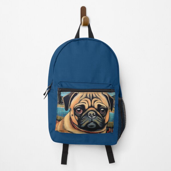 Item preview, Colorful Pug Portrait designed and sold by Liljinkzy.