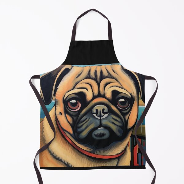 Item preview, Colorful Pug Portrait designed and sold by Liljinkzy.