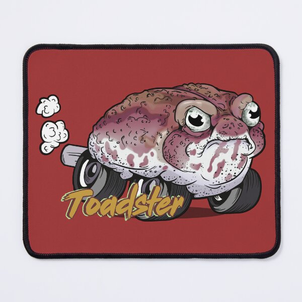 Item preview, Brown Toadster Roadster Toad on Wheels! designed and sold by iduzarts.