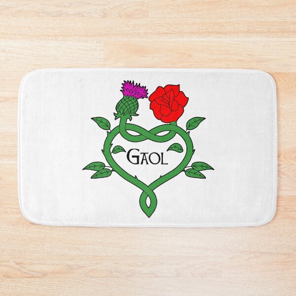 Item preview, Celtic knotwork stems with red rose, thistle and gaol (love) designed and sold by KyttsyKrafts.