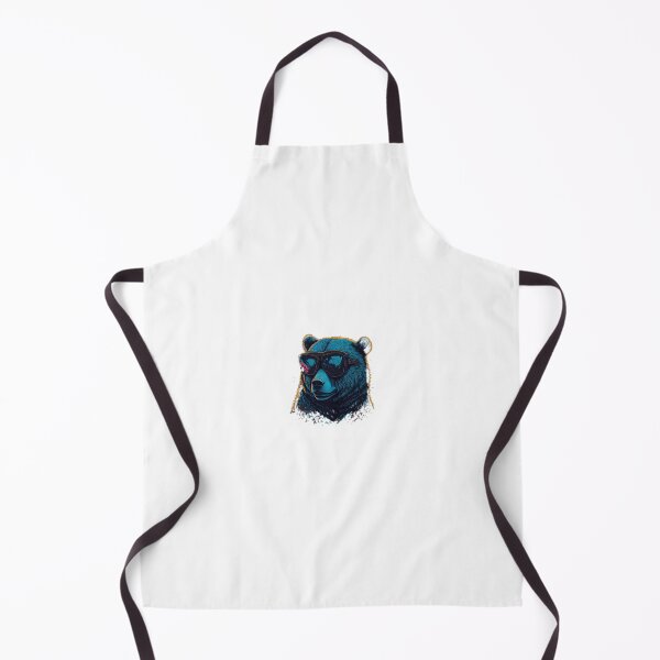 Item preview, Colorful Bear with Glasses - Cute and Quirky Design designed and sold by HiveMechs.