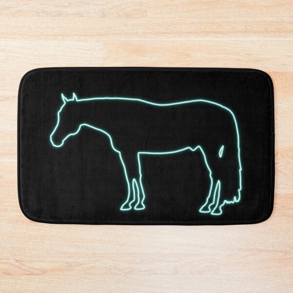 Item preview, Neon Horse (teal) designed and sold by LuxusLiner.