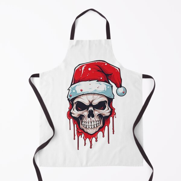 Item preview, Colorful Dripping Christmas Skull Wearing Santa Hat | Merry Christmas 2023 designed and sold by CoolHippoQuotes.